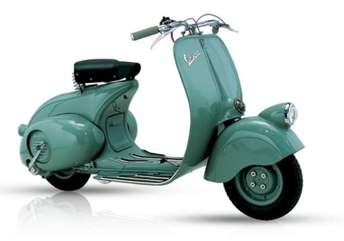 Why is a vespa scooter so called?